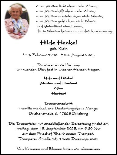 Hilde Henkel