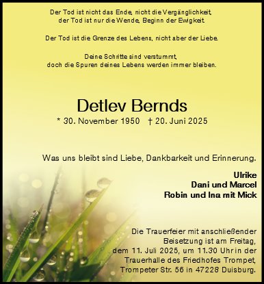 Detlev Bernds