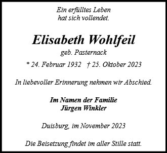 Elisabeth Käte Wohlfeil