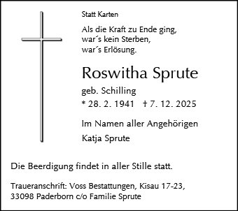 Roswitha Sprute