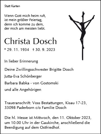Christa Dosch