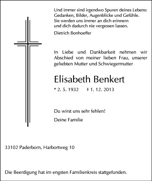 Elisabeth Benkert