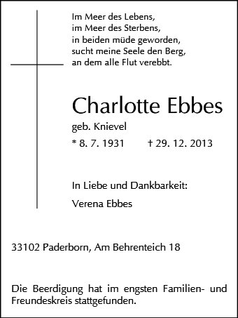 Charlotte Ebbes