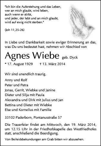 Agnes Wiebe