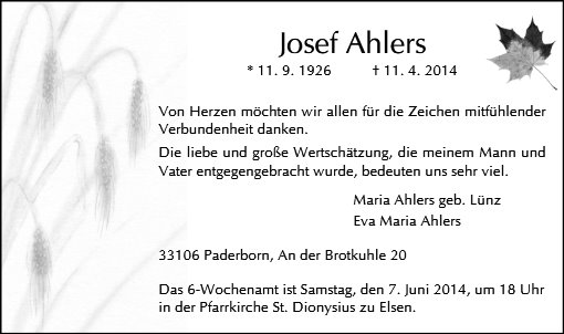 Josef Ahlers