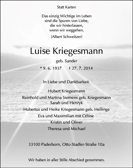 Luise Kriegesmann
