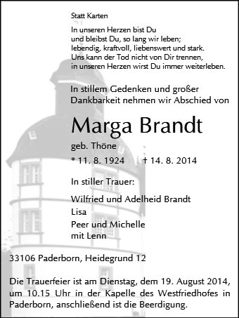Marga Brandt