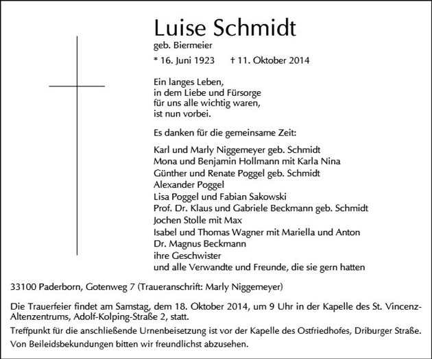 Luise Schmidt
