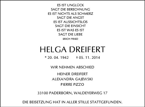 Helga Dreifert