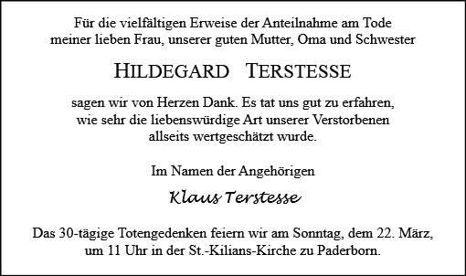 Hildegard Terstesse
