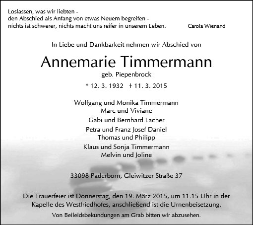 Annemarie Timmermann