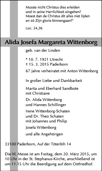 Alida Wittenborg
