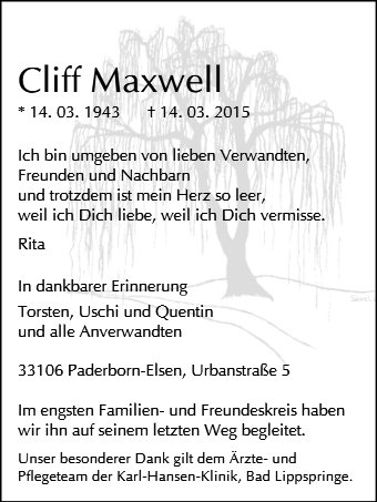 Clifford Maxwell