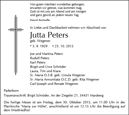 Jutta Peters