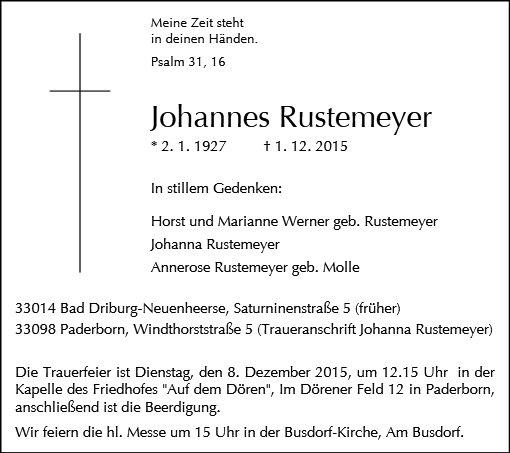 Johannes Rustemeyer