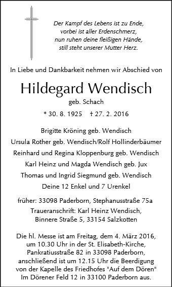 Hildegard Wendisch