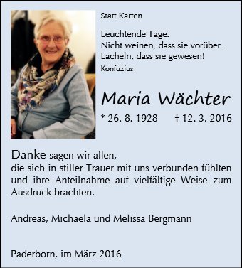 Maria Wächter