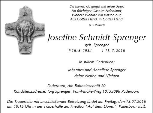 Josefine Schmidt-Sprenger