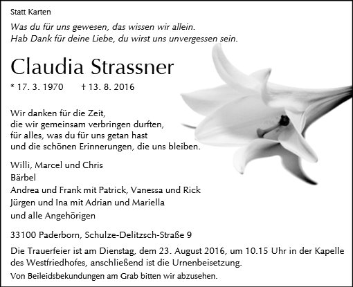 Claudia Strassner