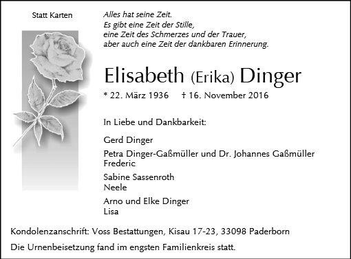 Elisabeth Dinger