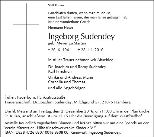Ingeborg Sudendey