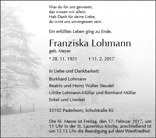 Franziska Lohmann