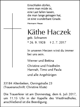 Käthe Haczek