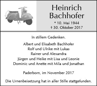 Heinrich Bachhofer