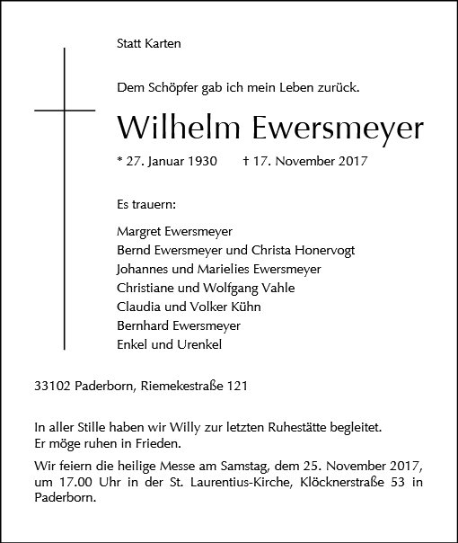 Wilhelm Ewersmeyer