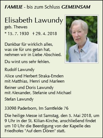 Elisabeth Lawundy