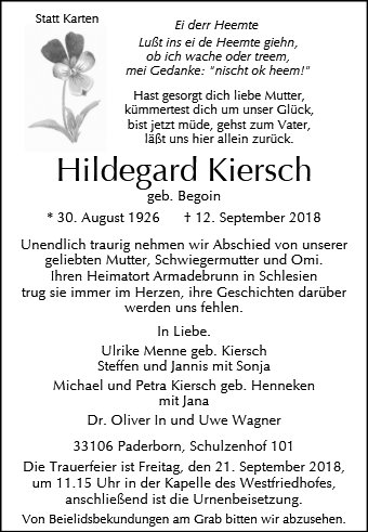 Hildegard Kiersch