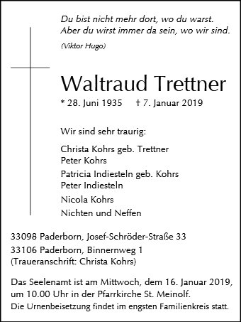 Waltraud Trettner