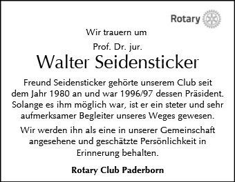 Walter Seidensticker
