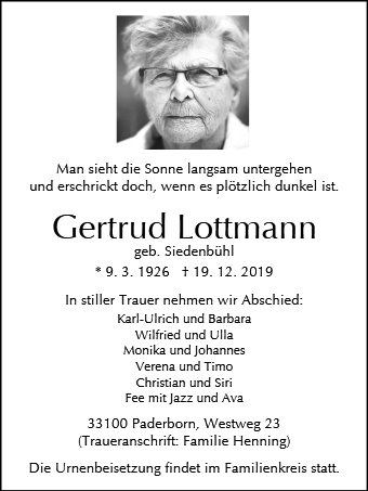 Gertrud Lottmann