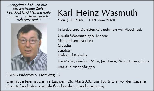 Karl-Heinz Wasmuth