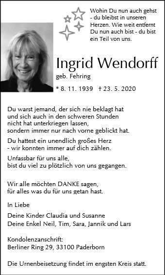 Ingrid Wendorff