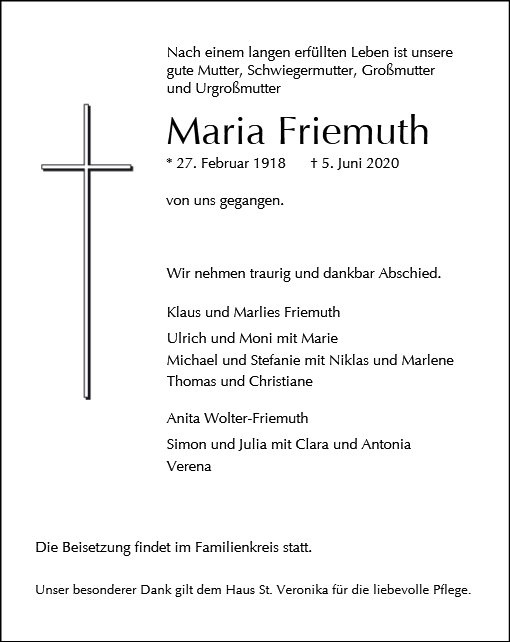 Maria Friemuth