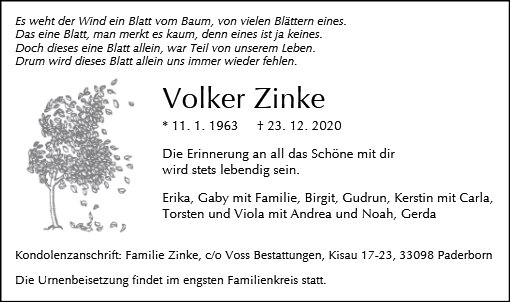 Volker Zinke