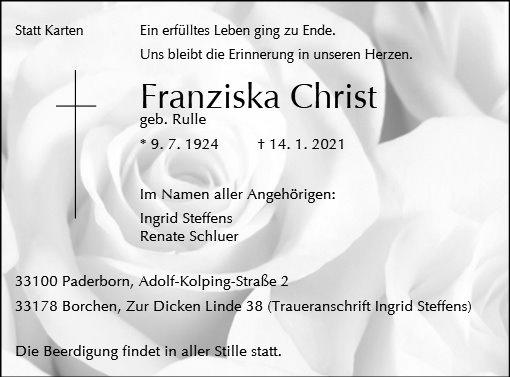 Franziska Christ