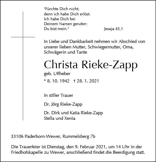 Christa Rieke-Zapp