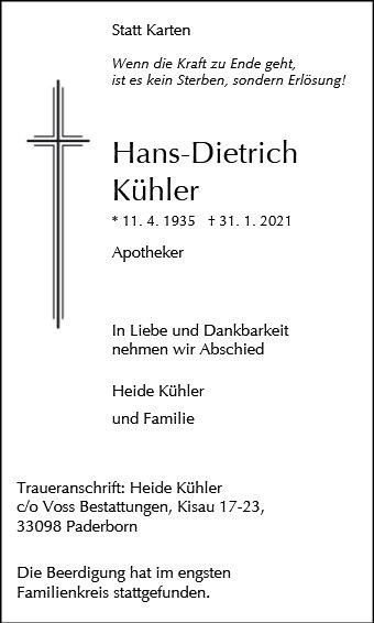Hans-Dietrich Kühler