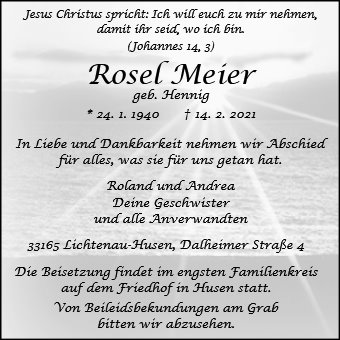 Rosel Meier