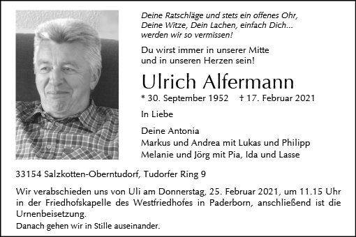 Hans Ulrich Alfermann