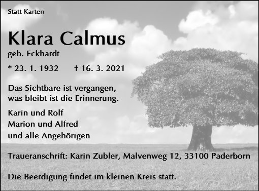 Klara Calmus