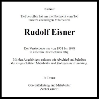 Rudolf Eisner