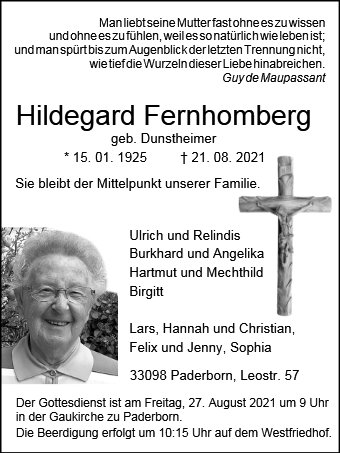 Hildegard Fernhomberg