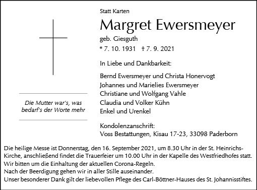 Margret Ewersmeyer