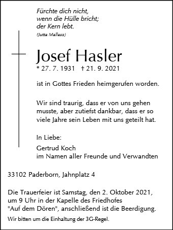 Josef Hasler