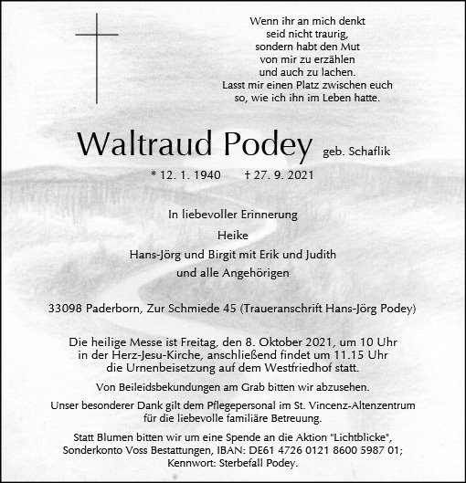 Waltraud Podey