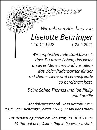 Liselotte Behringer